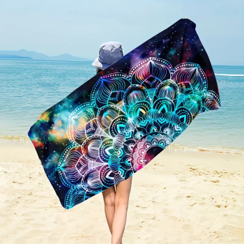 Mikrofaser-Handtuch 70x140cm sortiert
